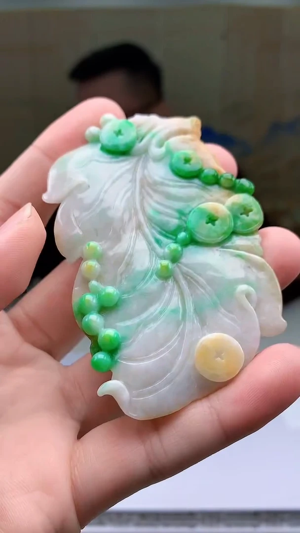 【闪购商品】定制翡翠未镶嵌5152bb-毛货挂件41