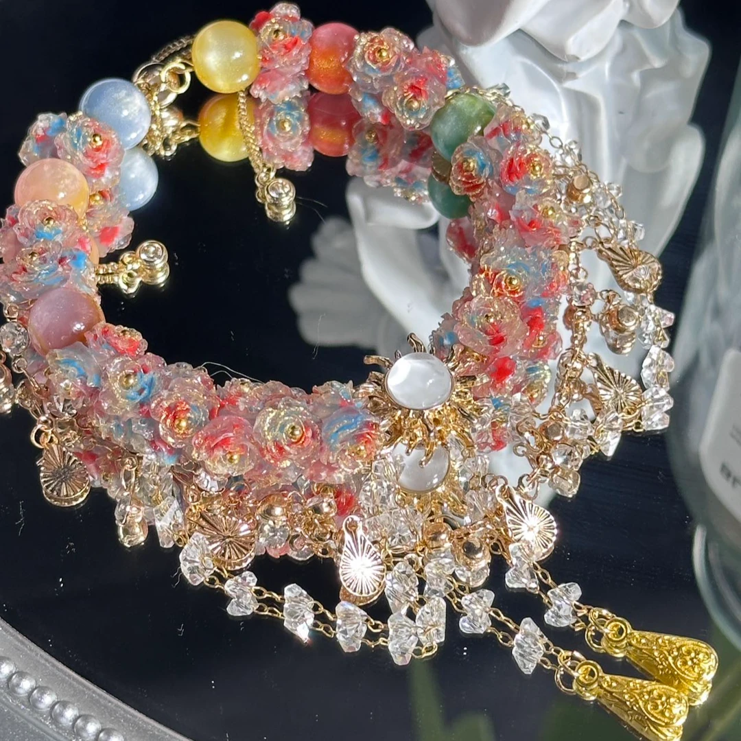 【甄选！yueyue】精品原创设计DIY 琉璃水晶 宝藏文创手链