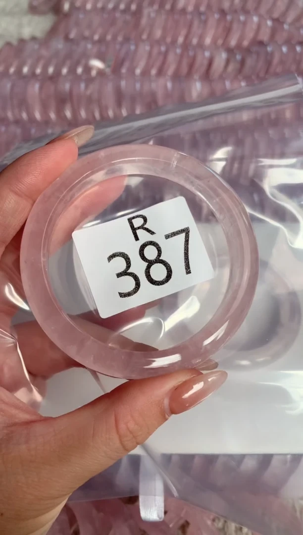 水晶珠宝半成品未镶嵌水晶手镯387-58