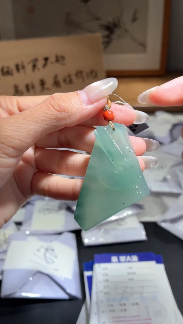 吊坠(不含链)未镶嵌翡翠无事柱