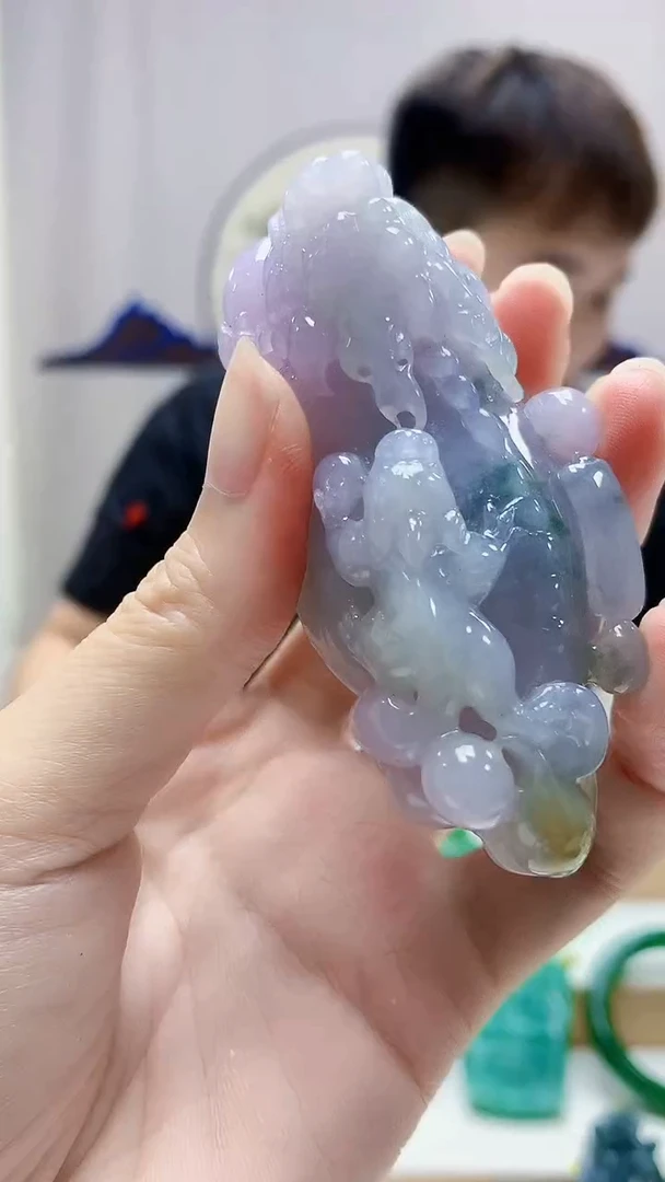 未镶嵌定制翡翠4868zm-毛货赠底座摆件115