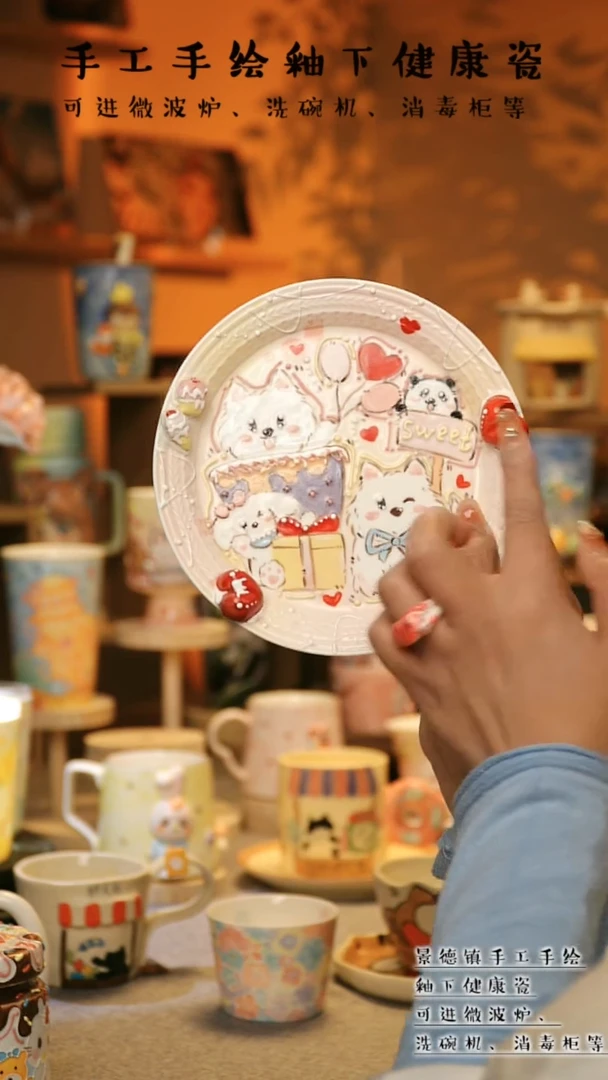 【闪购商品】杯景德镇高温釉下彩&S079