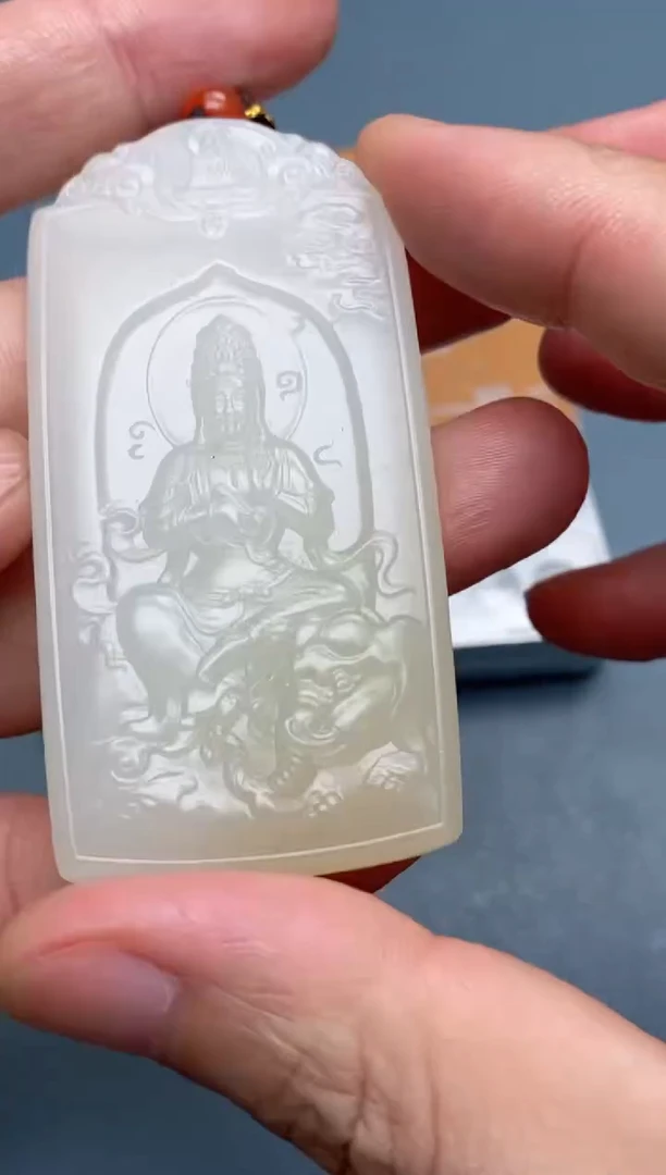 和田玉未镶嵌颈饰100