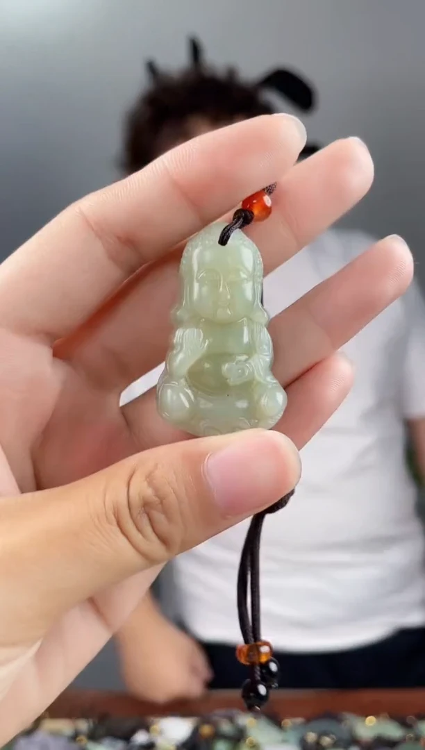 和田玉未镶嵌颈饰拍一发一，多样性发货