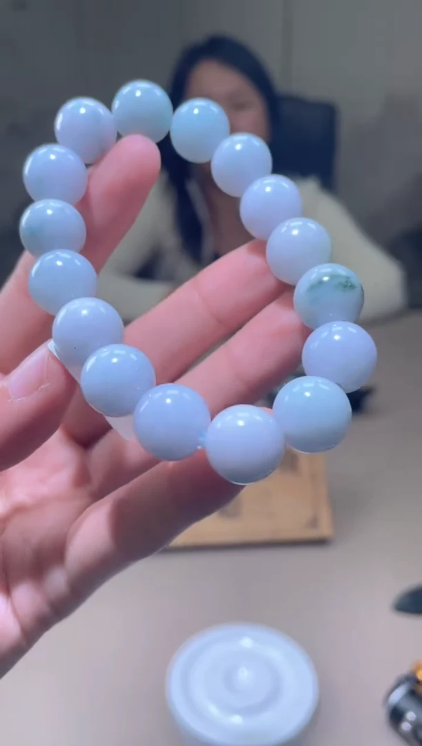 未镶嵌定制翡翠珠串 拍一发一