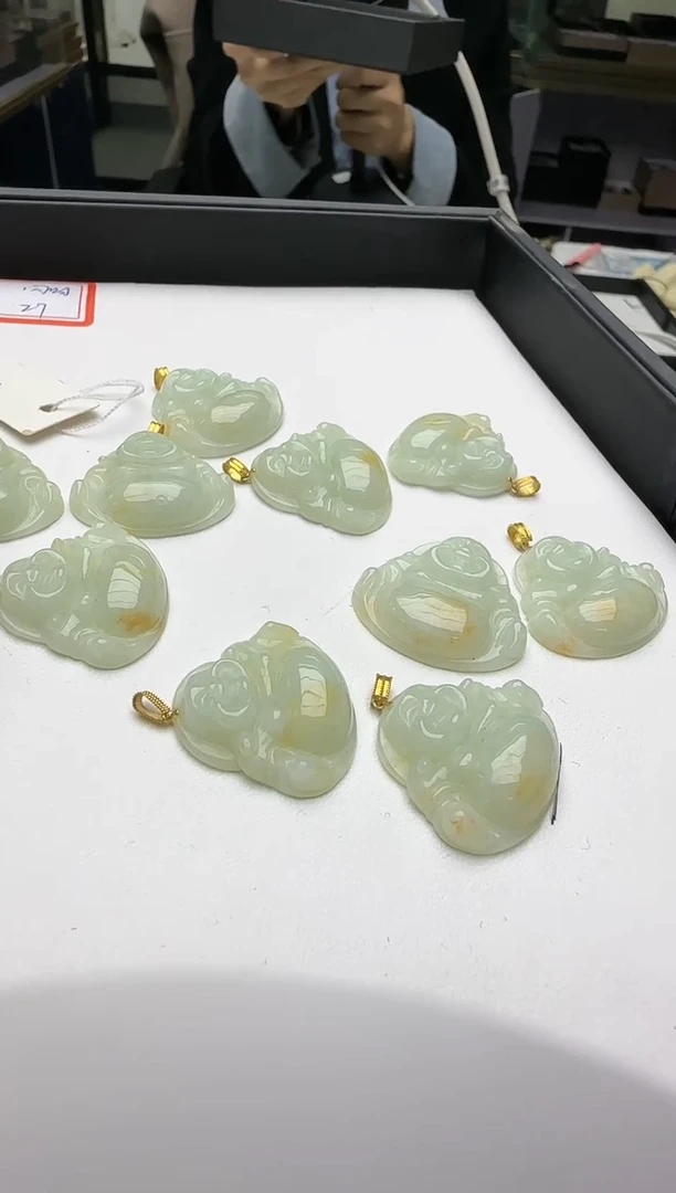 【闪购商品】翡翠颈饰18K金镶嵌多样性发其一