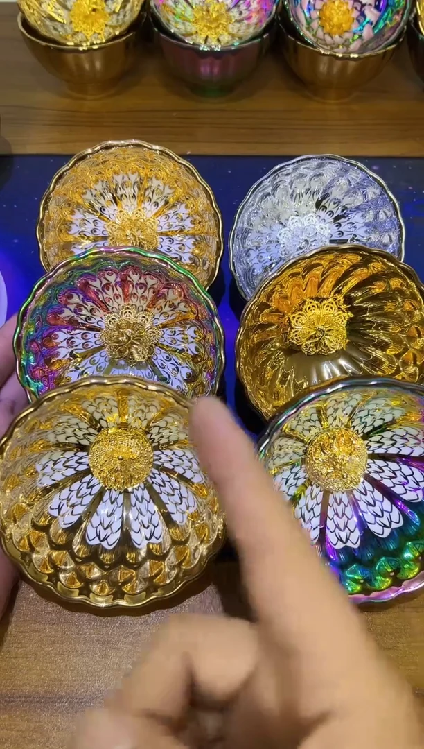 杯6只窑变陶瓷杯