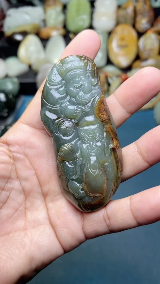 未镶嵌和田玉把件-