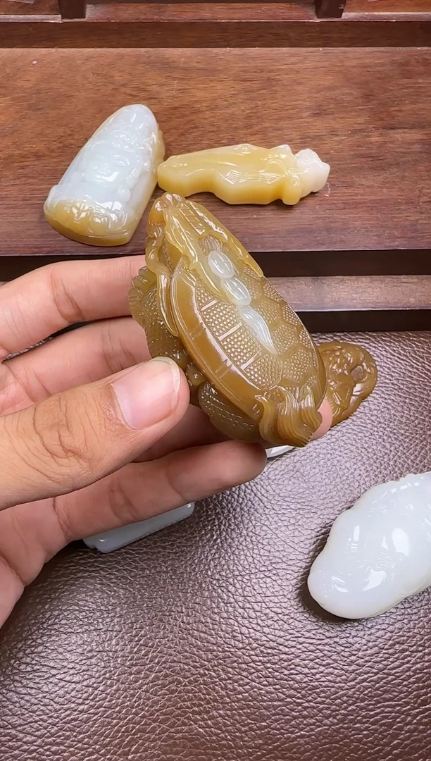 未镶嵌和田玉挂件和田玉龙龟