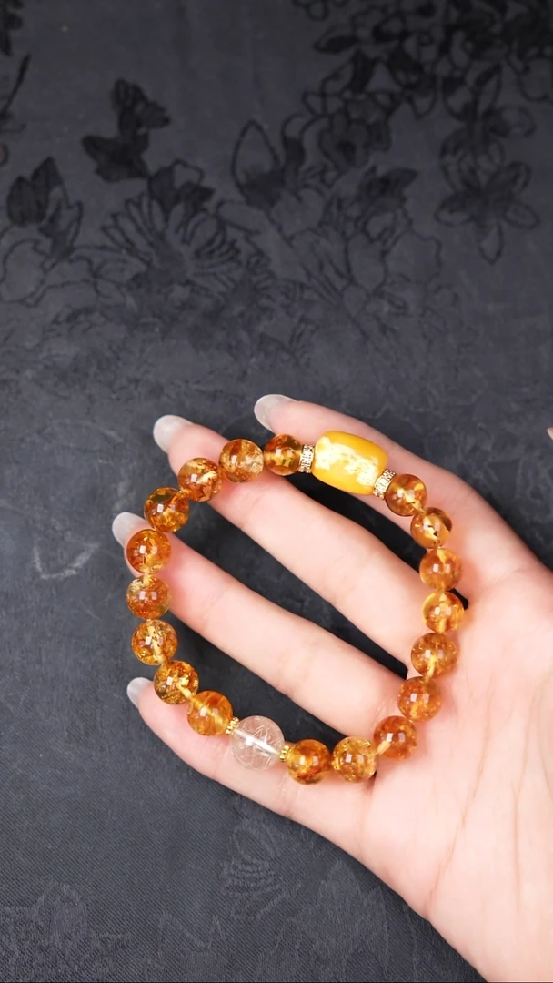 手串琥珀未镶嵌工厂抛货 不退不换 多样性发其1