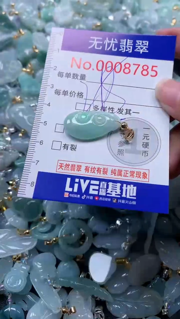 颈饰未镶嵌翡翠8785