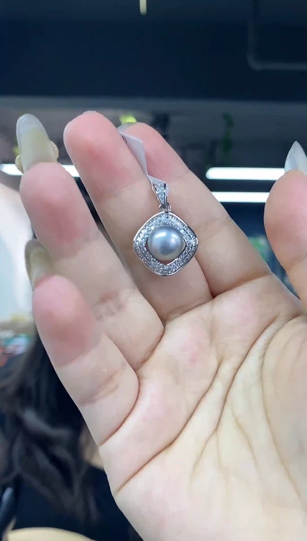 未镶嵌吊坠海水珍珠多样性发其一颜色微差