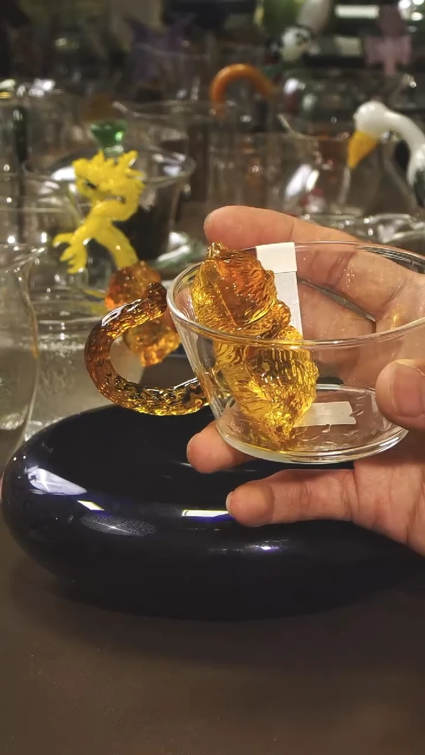 泡澡猫黄色猫猫主人杯