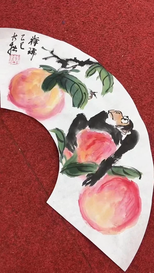 国画周大拙/国画/花鸟