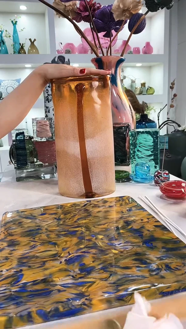 慕忆家手作琉璃花瓶
