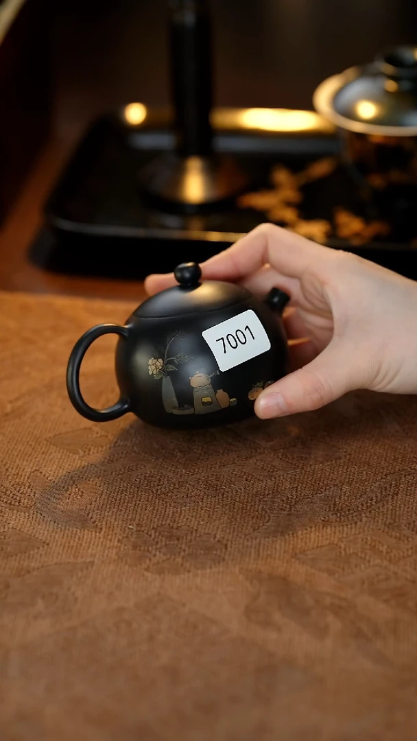 【闪购商品】雲梦茶器紫陶小壶7001