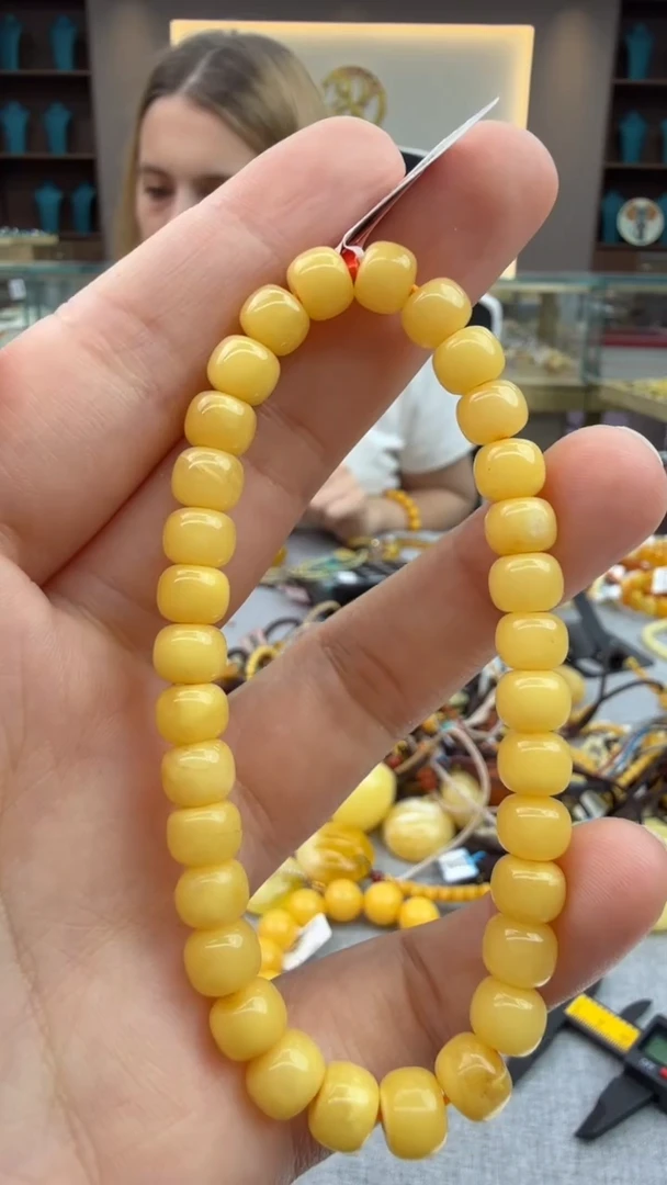 手链琥珀未镶嵌199秒拍号 假一罚三