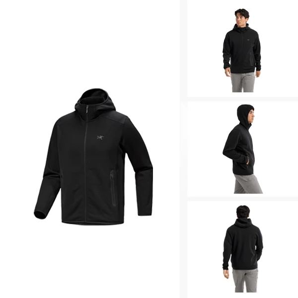 【Arcteryx|始祖鸟】Kyanite Hoody保暖耐磨纯色休闲抓绒外套