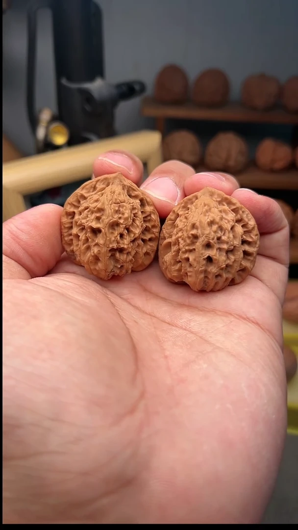 吊坠文玩核桃盘龙虎37