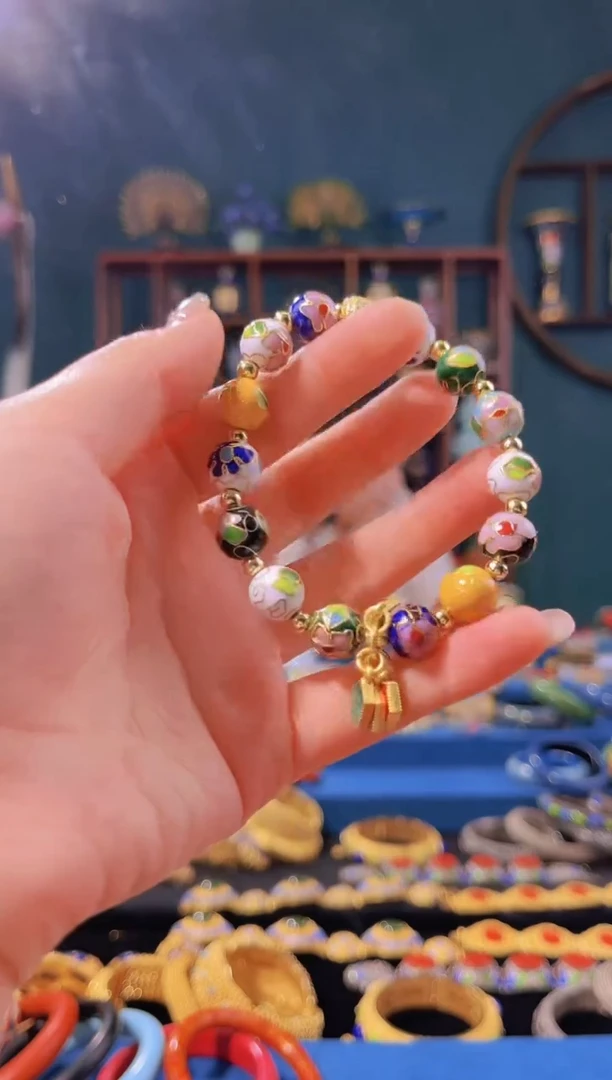 【闪购商品】非遗景泰蓝手串 多宝