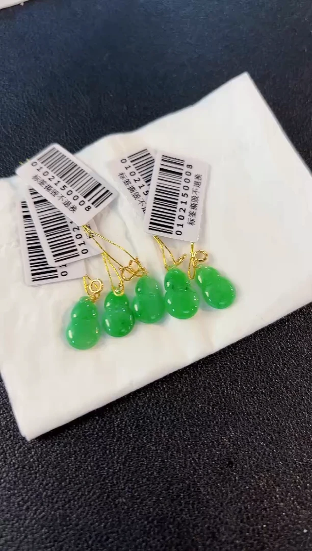 【闪购商品】翡翠颈饰18K金镶嵌缅料A货/多样性发货/一件