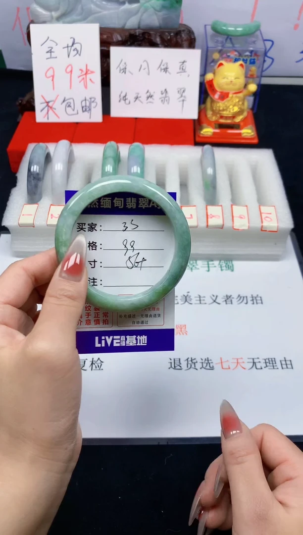 未镶嵌手镯翡翠33