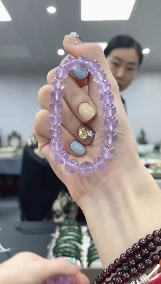 【闪购商品】紫晶手串未镶嵌多样性拍一发一杰