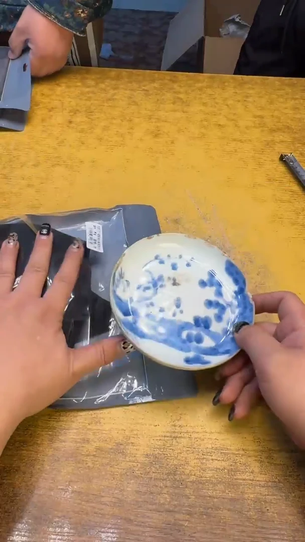 瓷器瓷器瑕疵破破149  xl背心碗
