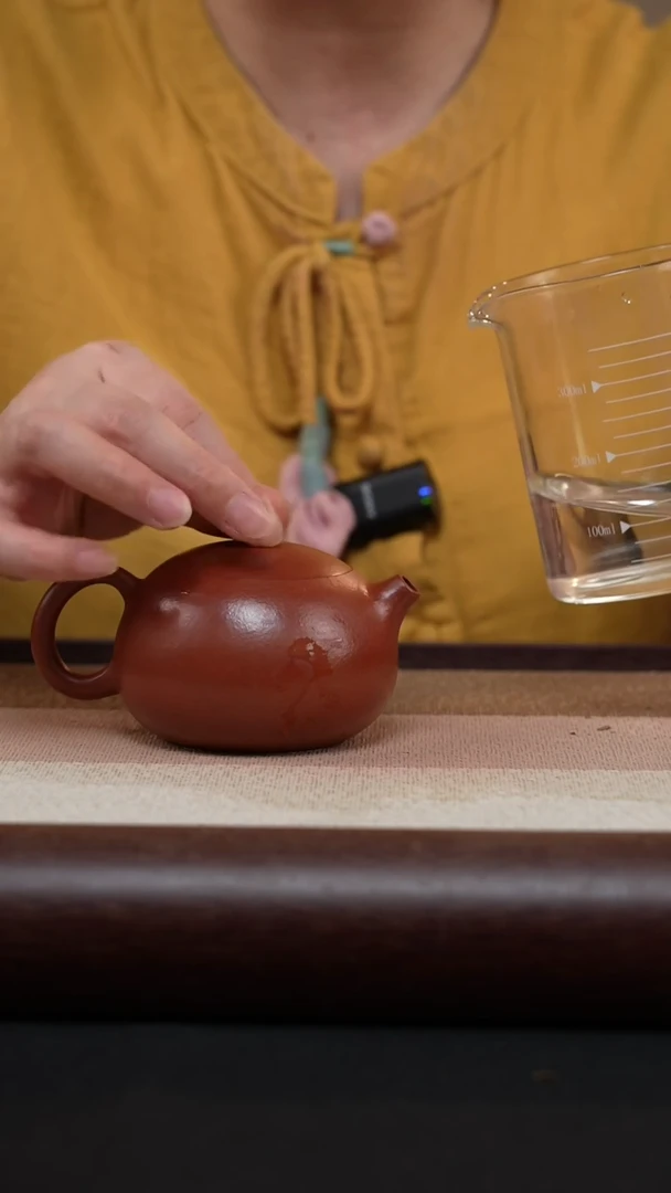 【闪购商品】紫砂茶壶朱泥-卡盖西施MH-1732