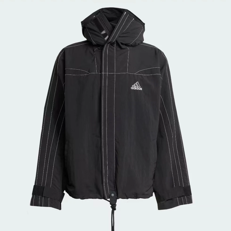 【滔搏联动】Adidas阿迪三叶草秀场款25秋男女中古风复古外套JD5419