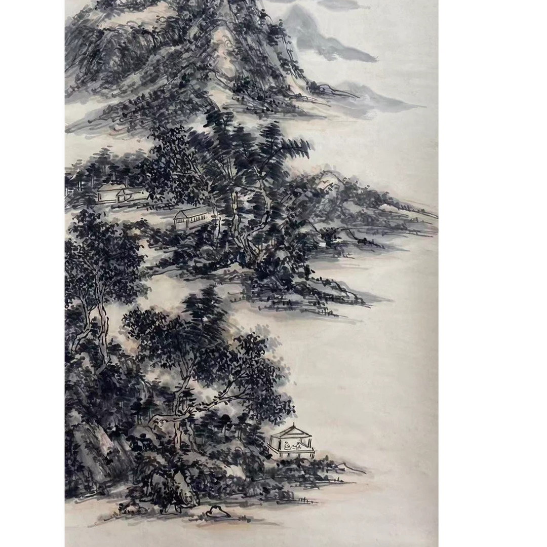 DY5928黄先生 山水 纸本136*68