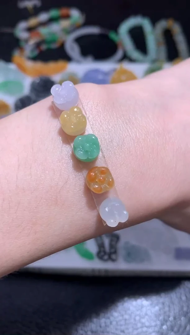 未镶嵌定制翡翠柿柿如意