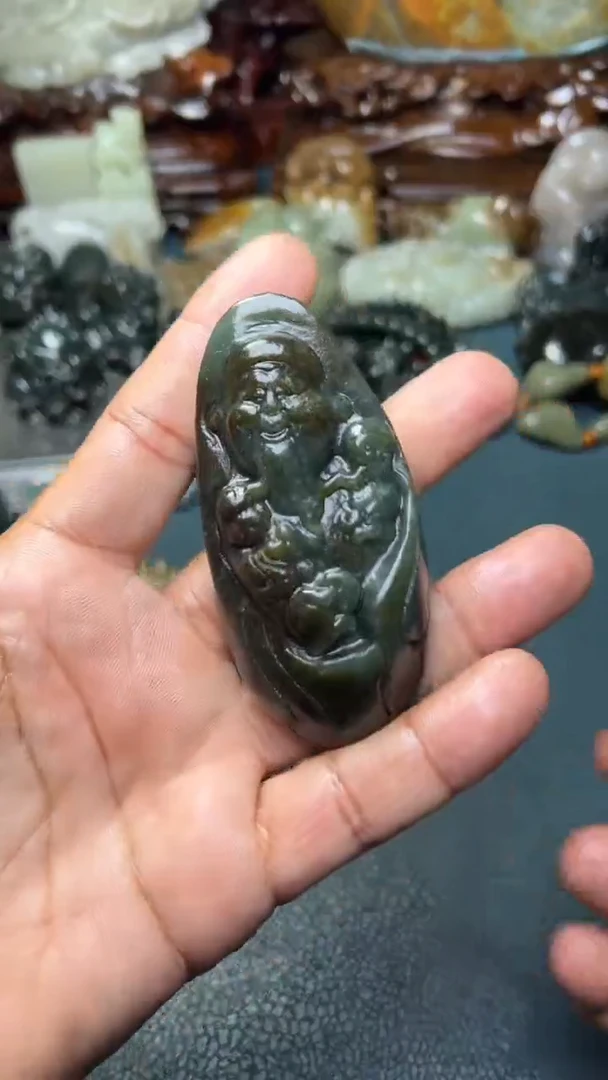 未镶嵌和田玉把件=-