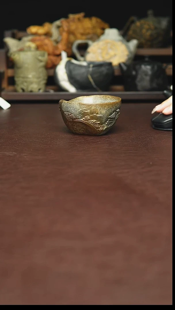 冰碛岩山水主人杯