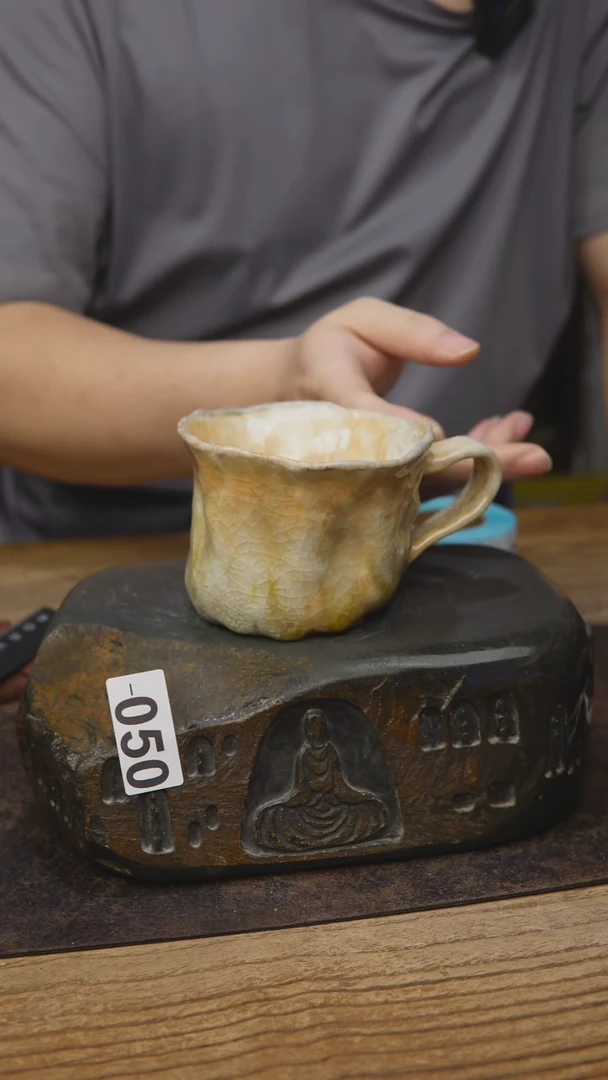 蔡蔡志野柴烧福利050微微瑕