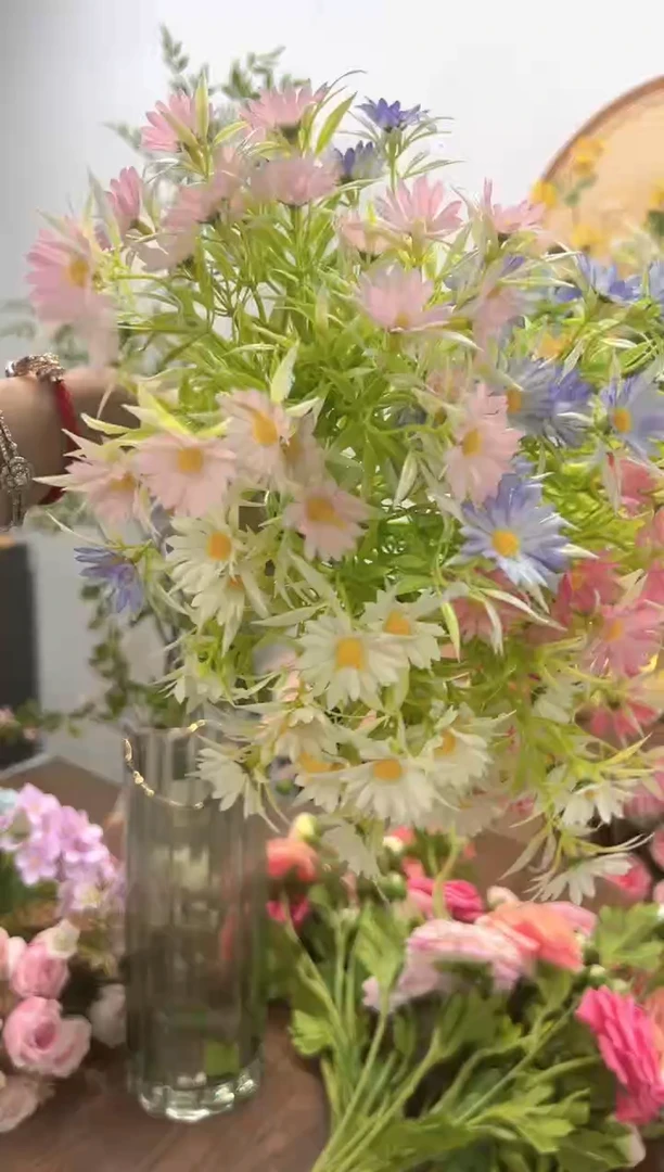 4把混色洋甘菊组合