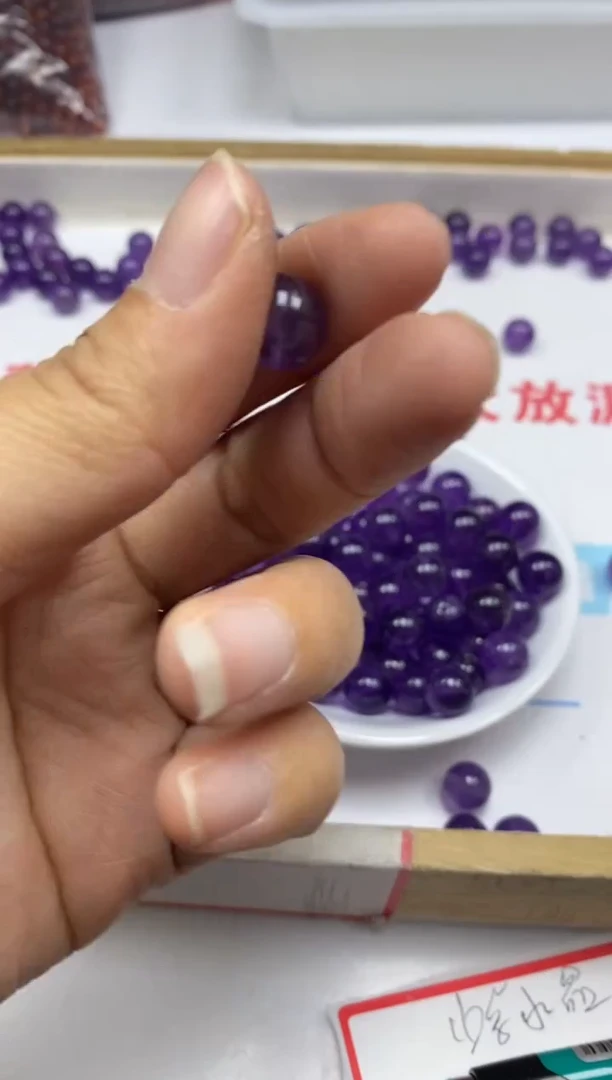 【闪购商品】水晶散珠未镶嵌L246紫水晶10mm10颗18元