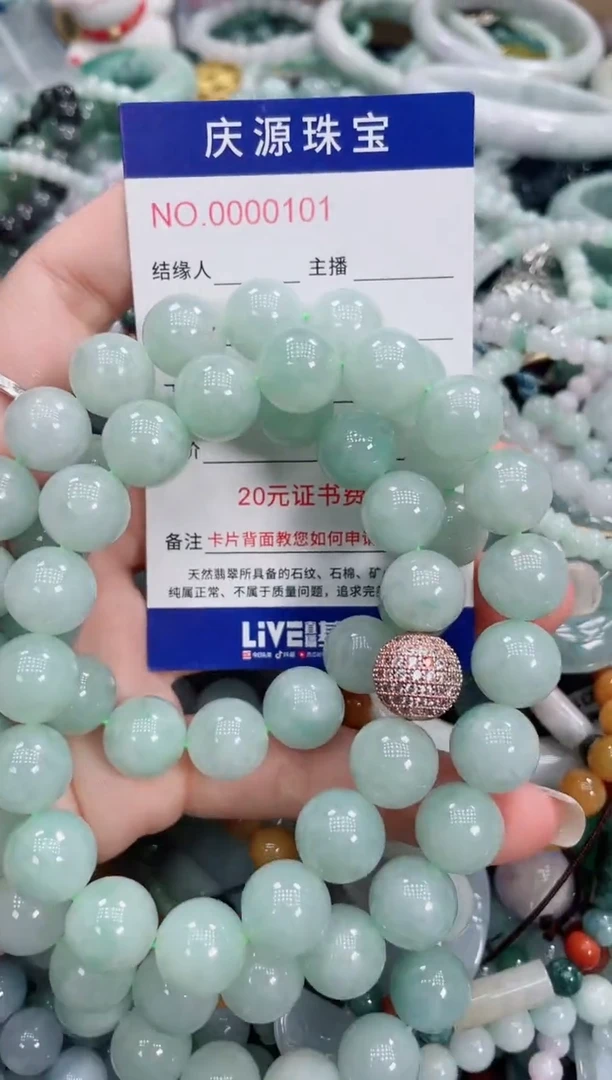 翡翠未镶嵌颈饰064