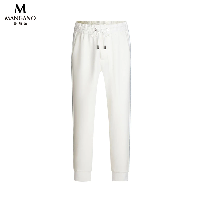 曼加龙春款易打理抽绳运动长裤男士舒适百搭运动裤3621