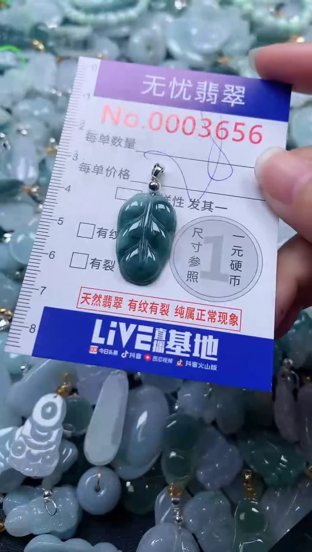 颈饰未镶嵌翡翠3656