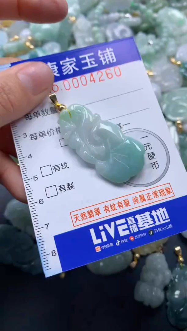 颈饰未镶嵌翡翠4260