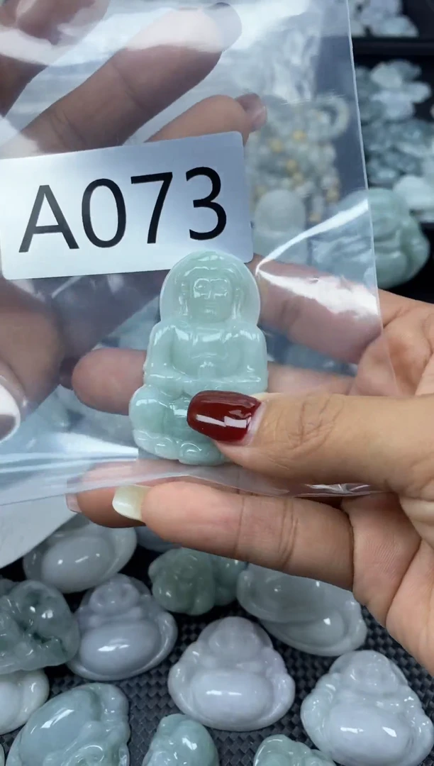 吊坠(不含链)未镶嵌翡翠天然A货翡翠A073