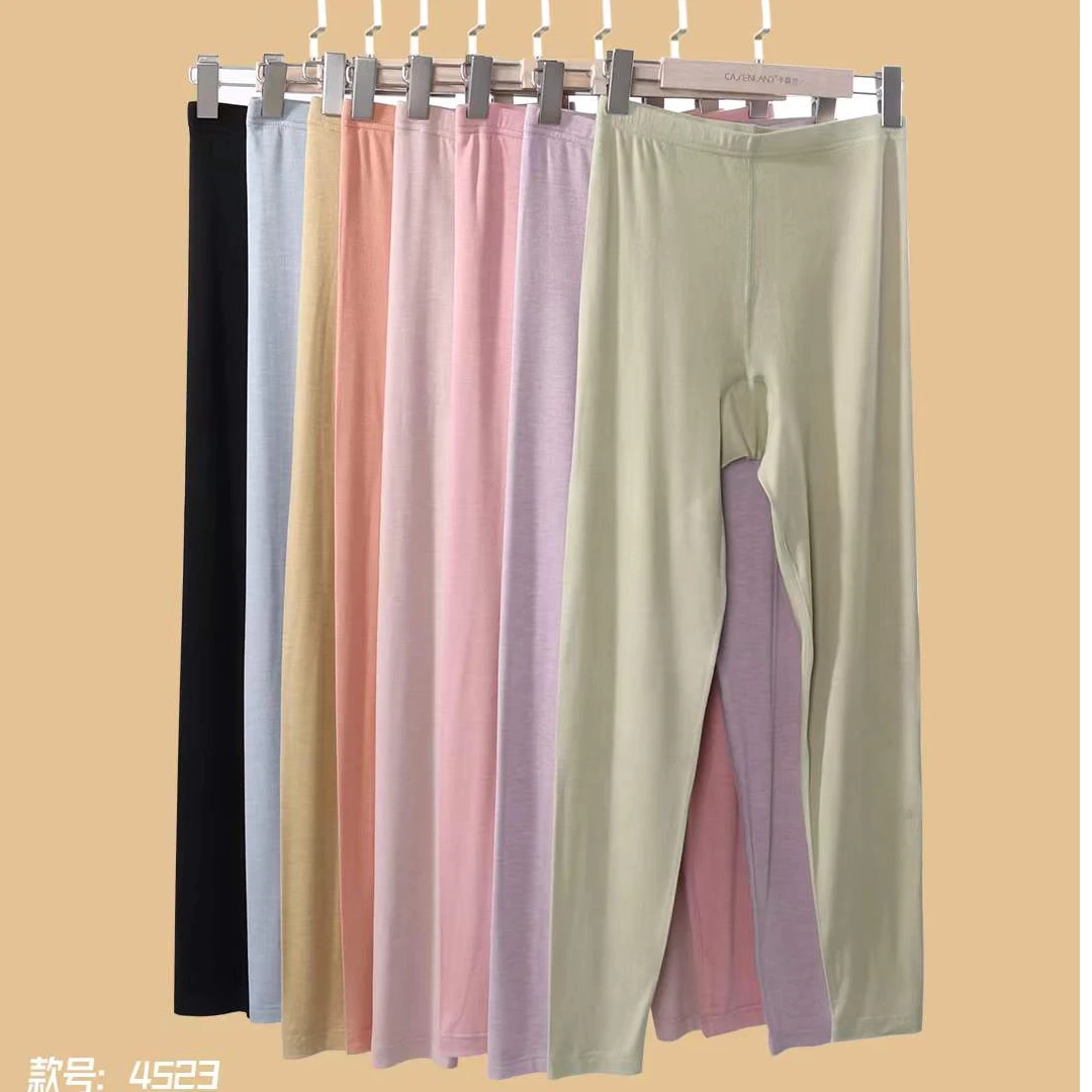 秋冬男女士羊蛋白热能裤内穿修身打底单裤4523/4525