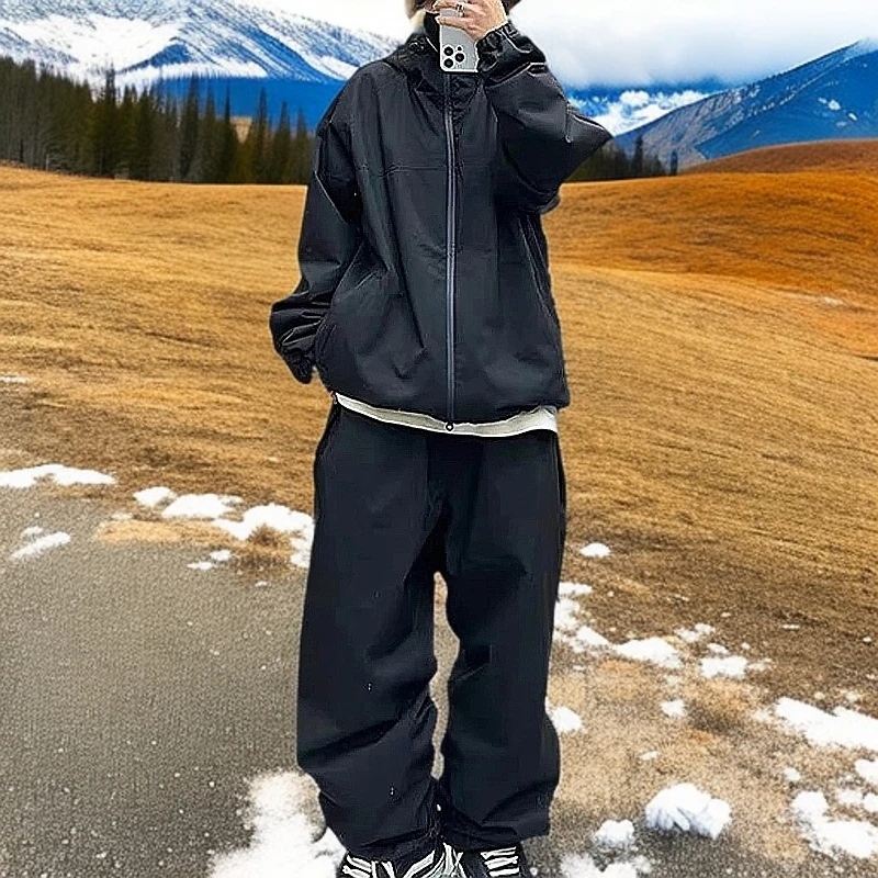 3L男女单双板滑雪服套装情侣潮牌2025