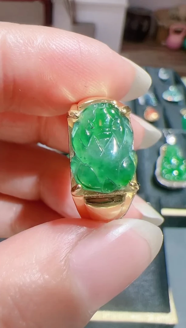 【闪购商品】翡翠戒指合金202521839
