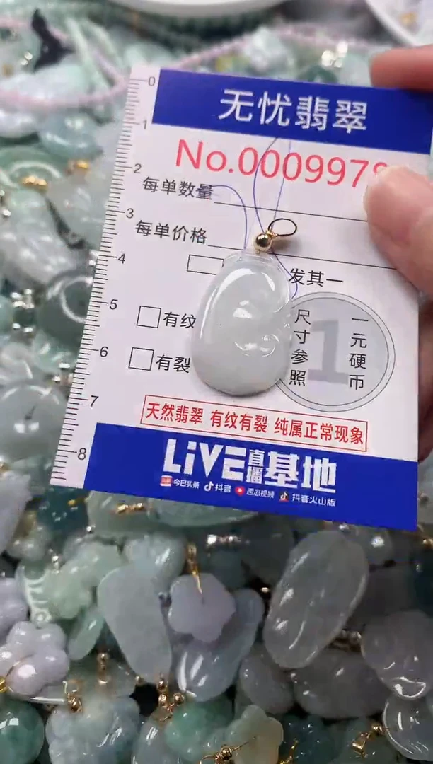 吊坠(不含链)未镶嵌翡翠9978