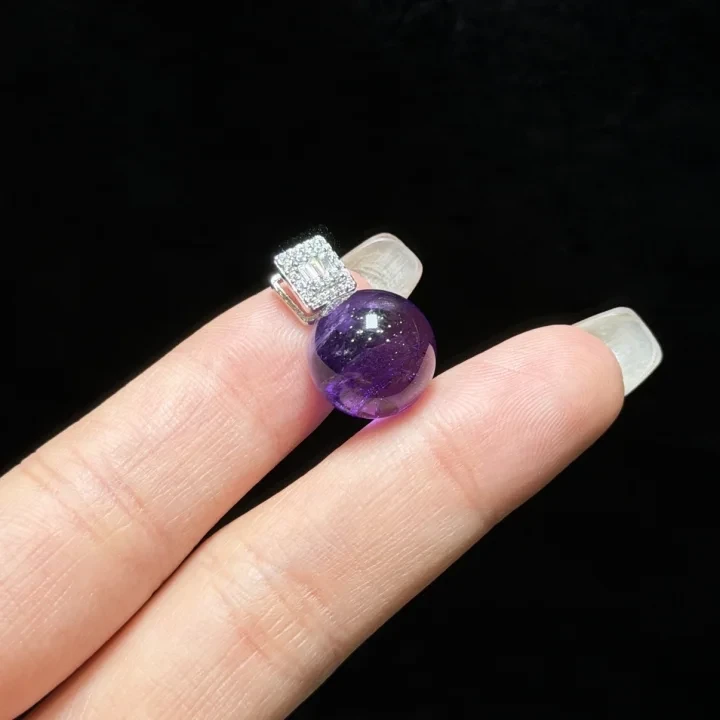紫水晶吊坠  紫水晶吊坠