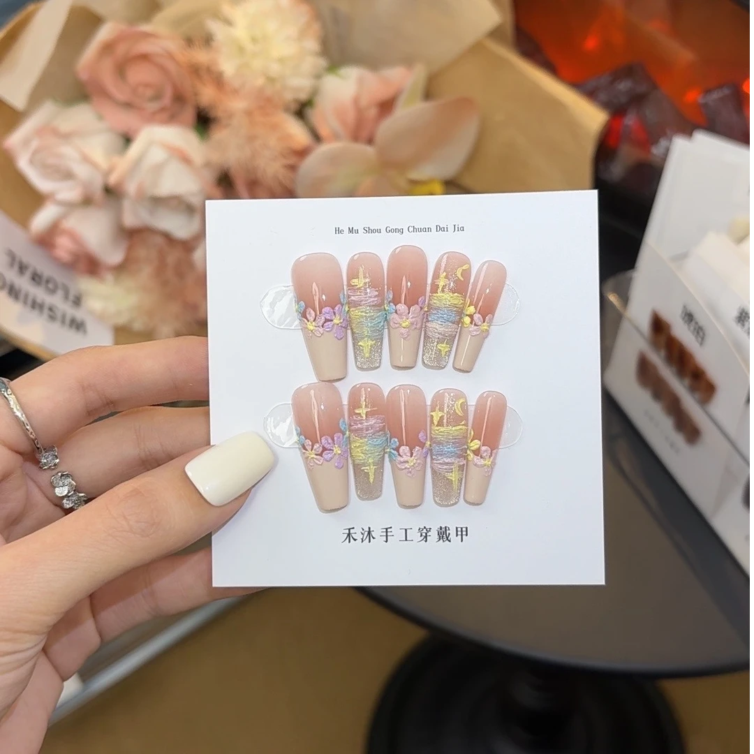 【莫奈花园】——禾沐手工穿戴甲