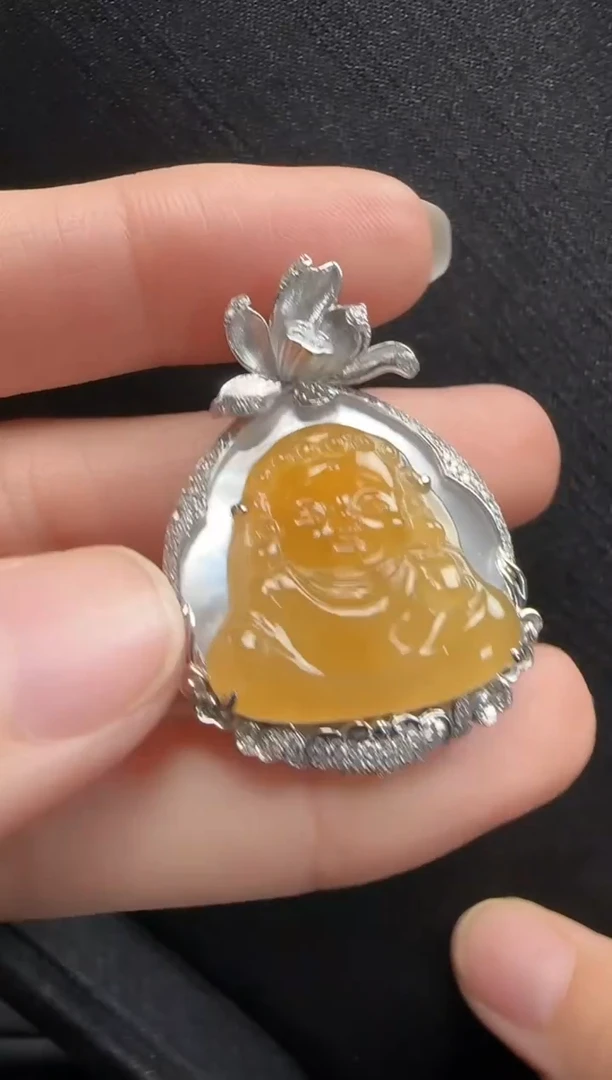 【闪购商品】翡翠颈饰未镶嵌999如来佛一个