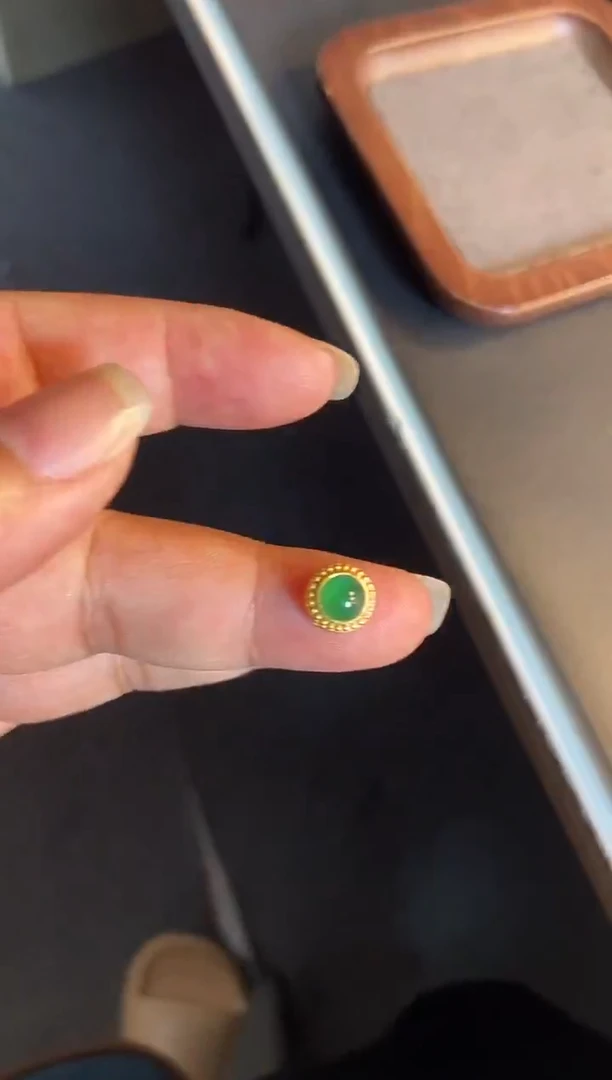 吊坠(不含链)银S925镶嵌翡翠1